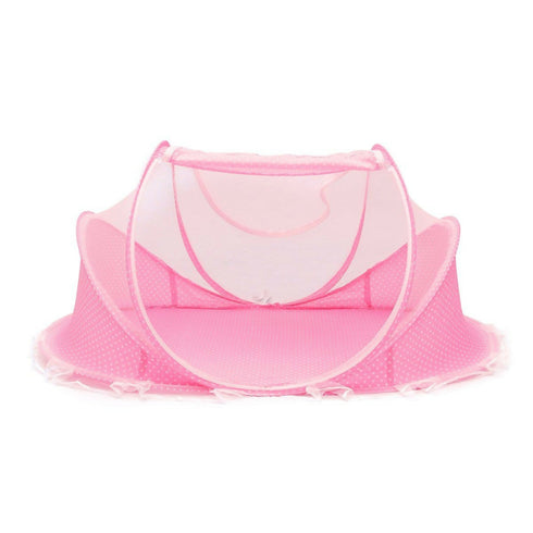 Elephant Pillow and Portable Bed Combo - Pink