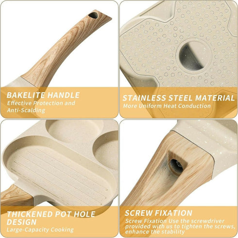 Multi-Functional 3-In-1 Non-Stick Frying Pan