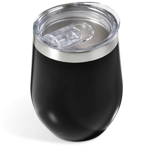 Stainless Steel Egg Shape Wine Cup with Seal Lid Tumbler
