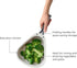 Droplet Compact Colander with Folding Handles