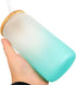 Multi-Functional Glass Cup With Bamboo Lid And Straw