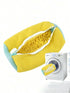 Fluffy Shoe Washing Bag - yellow