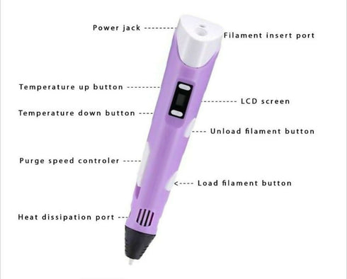 3D Pen -2 –Purple