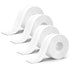 4 PCs 3.8CM X 5M PVC Self Bath & Kitchen Caulk Tape Sealant Strip Set