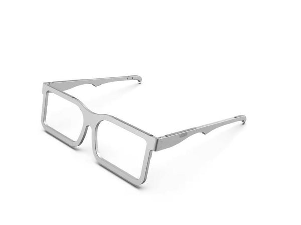 Aluminum Portable Foldable Fashionable Glasses Design Laptop Stand - Grey