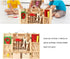 Wooden Kids Tool Set, Educational Pretend Play Toys, Colourful Tools with Storage Box