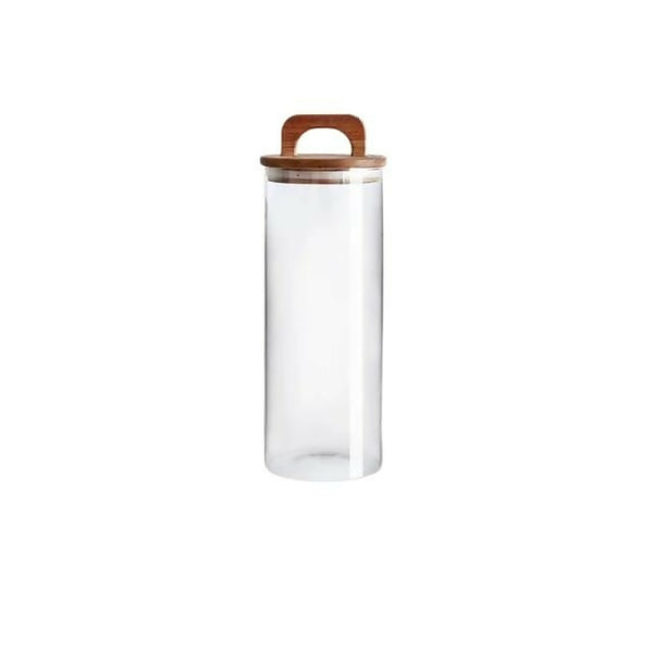 High Borosilicate Comfort Glass Storage Jars with Lids 1800ml