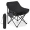Folding Camping Chair Heavy Duty Lawn Chair With Side Pocket &Carring Bag