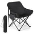 Folding Camping Chair Heavy Duty Lawn Chair With Side Pocket &Carring Bag