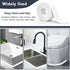 4 PCs 3.8CM X 5M PVC Self Bath & Kitchen Caulk Tape Sealant Strip Set