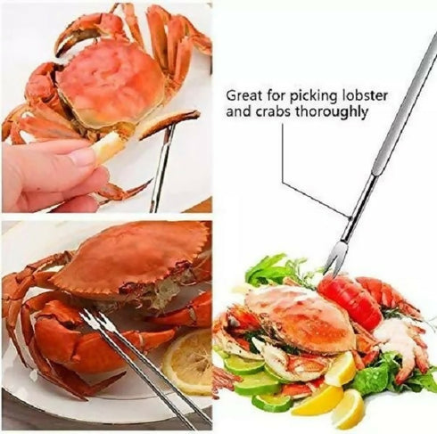 4 Pieces Seafood Tools Set Crab Cracker