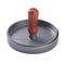 Round Burger Patty Press with Wooden Handle