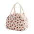 Corduroy Lunch Bag With Hearts & Bows - Beige