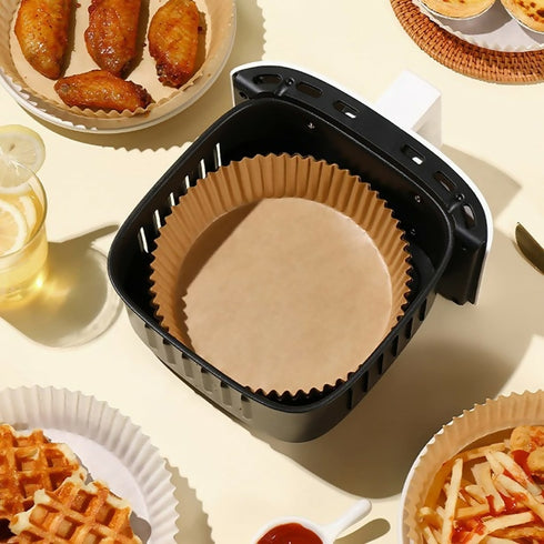 Non-Stick Air Fryer Disposable Paper Liner - 100 Piece