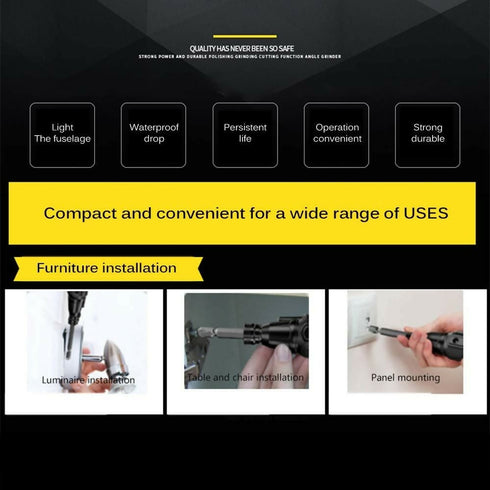 3.6V Manual And Auto LED Cordless Screwdriver