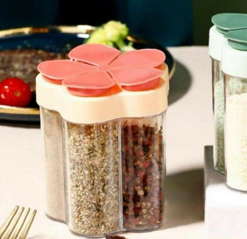 5-In-1 Portable Spice Container - Red