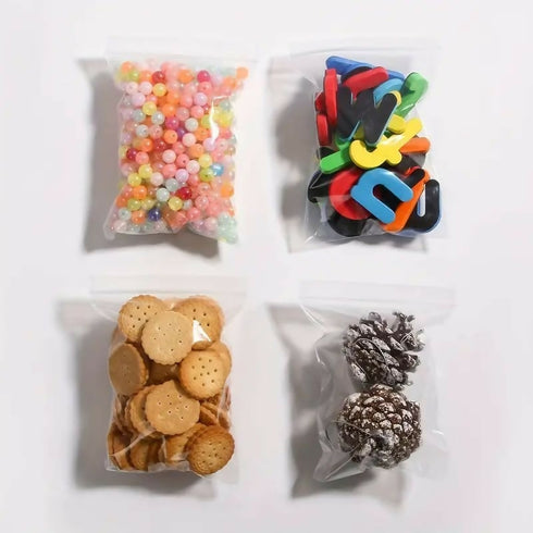 Resealable Zip Lock Seal Bags - 50PCS