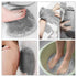 Shower Foot Scrubber with Non-Slip Suction Cups - Body Back Massaging Mat - grey