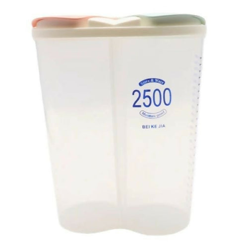Two Compartment Cereal Container