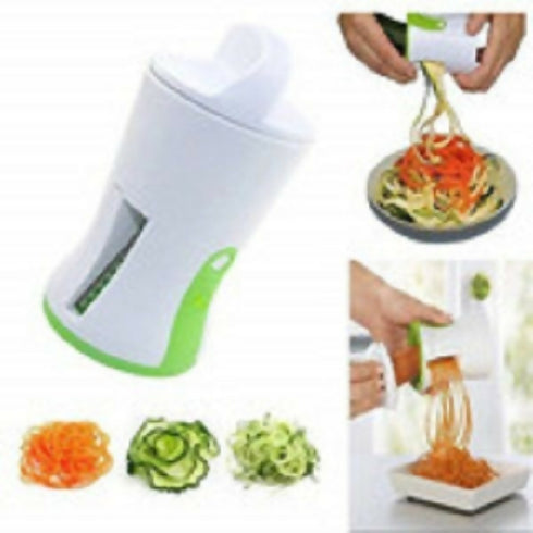 4 In 1 Vegetable Spiralizer - white/green