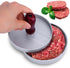 Round Burger Patty Press with Wooden Handle