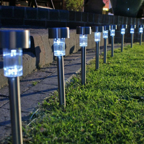 Solar Garden LED Light - Pack of 10