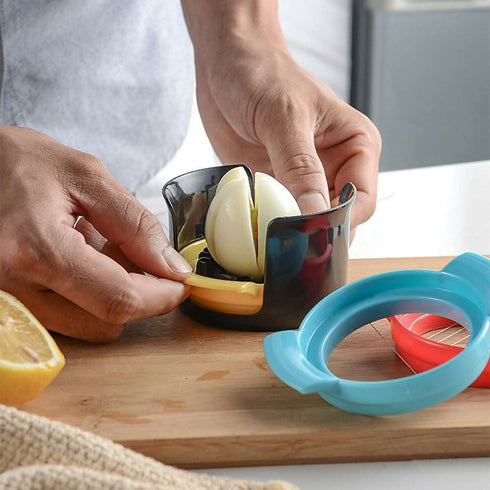 Multifunctional 3 in 1 Stainless Steel Egg Slicer Wire Cutter Set