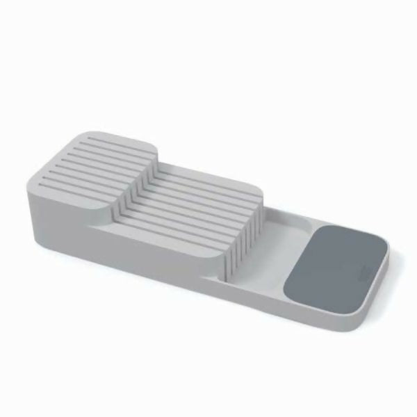 Compact 2 tier knife organizer