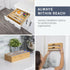 2-in-1 Bamboo Food Wrap Dispenser With Cutter