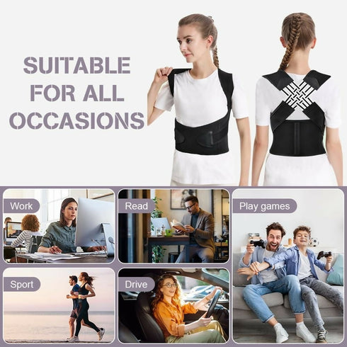 Adjustable Back Posture Corrector for Men and Women