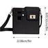 Versatile Crossbody Beverage Cup Bag - Black