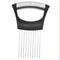 Stainless Steel Onion Needle Slicer, Onion Insertion Kitchen Tool-Green