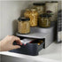 Step Style Spice Organizer With Drawer - Grey
