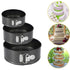 Round Non-Stick Cake Baking Mould 3 Pieces And Muffin Pan 12 Cup