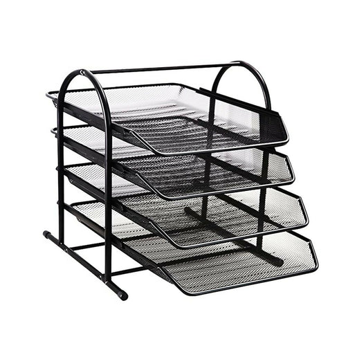 4-Tier Document Tray - black