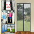 Pack of 2 - Magic Mesh - Hands-Free Magnetic Screen Door - black