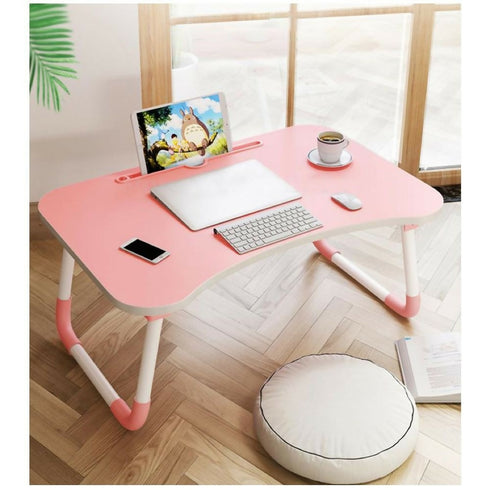 Folding Laptop Desk Modern - 70cm - Pink