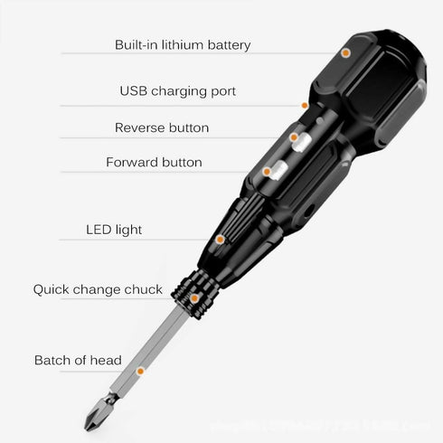 3.6V Manual And Auto LED Cordless Screwdriver