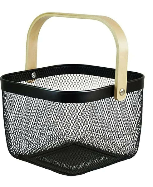 Small Fruit Basket for Kitchen-black
