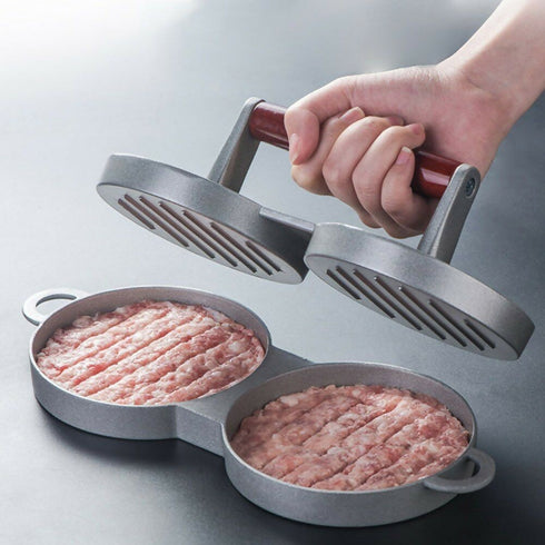 Double Burger Meat Press Mold Non-Stick