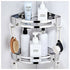 Triangle Bathroom Shelf Stainless Still Set of 2