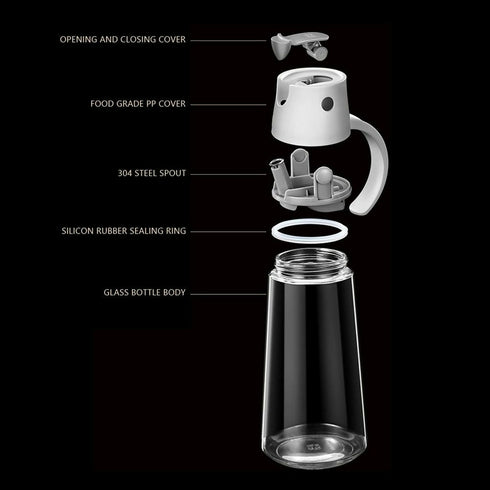 Kitchen Leak-Proof Seasoning Bottle with Automatic Opening & Closing