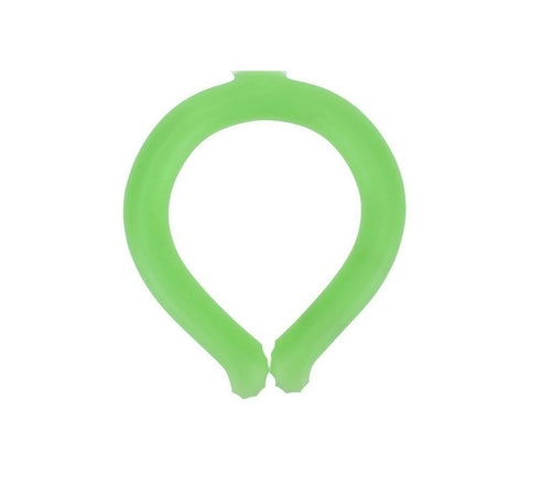 Wearable Personal Air Conditioner Reusable Cool Gel Neck Cooling Ring - Green