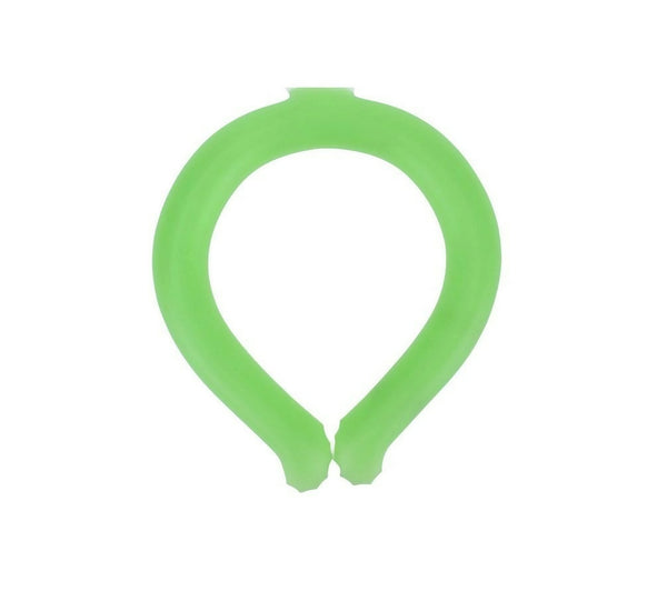 Wearable Personal Air Conditioner Reusable Cool Gel Neck Cooling Ring - Green