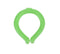 Wearable Personal Air Conditioner Reusable Cool Gel Neck Cooling Ring - Green