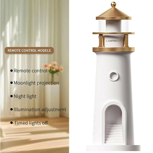 Moonlight Lighthouse Atmosphere Light Projection Light with Remote Control