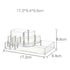 Transparent Cosmetic Organizer with 2 drawers