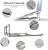 Aluminum Portable Foldable Fashionable Glasses Design Laptop Stand - Grey