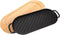 Cast Iron Steak Plate with Wooden Tray, Grill Pan