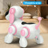 Interactive Walking Puppy Toy With LED Lights & Realistic Sounds - Pink